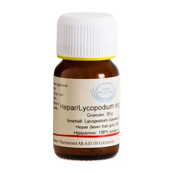 Hepar/Lycopodium organocomp globuli 30 g